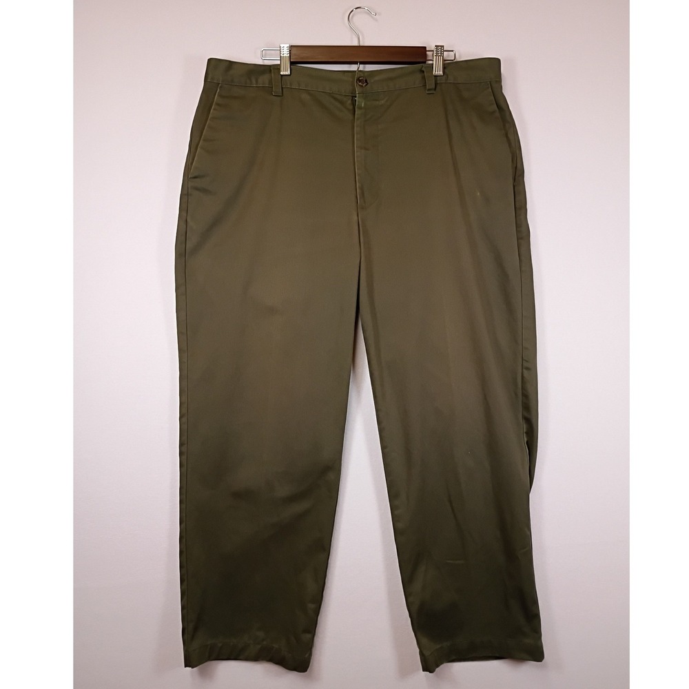 Military Aesthetic David Taylor Mens 40x29 Olive Green Cotton Twill Chino Pants